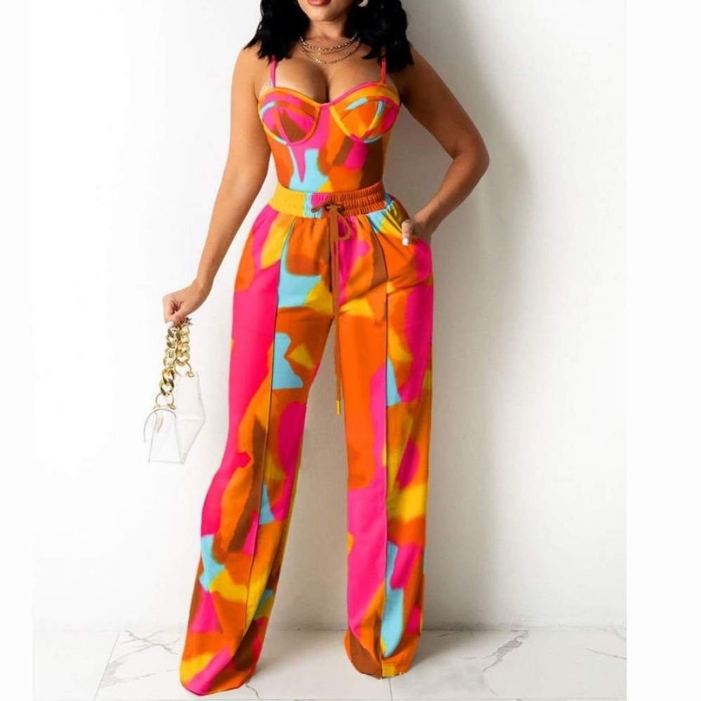 2 pc. Tropical pant set XL